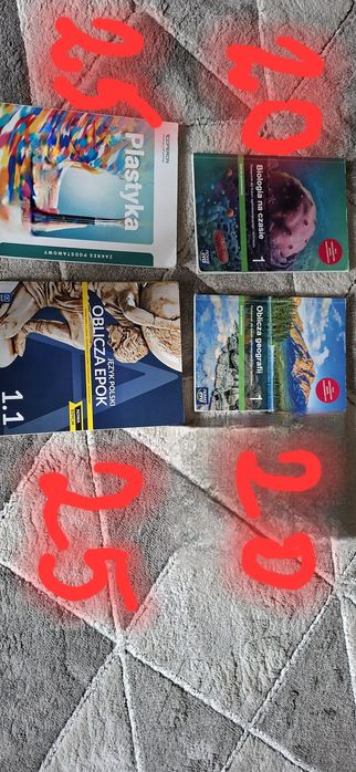 Podręczniki klasa 1 szkoły średniej liceum technikum