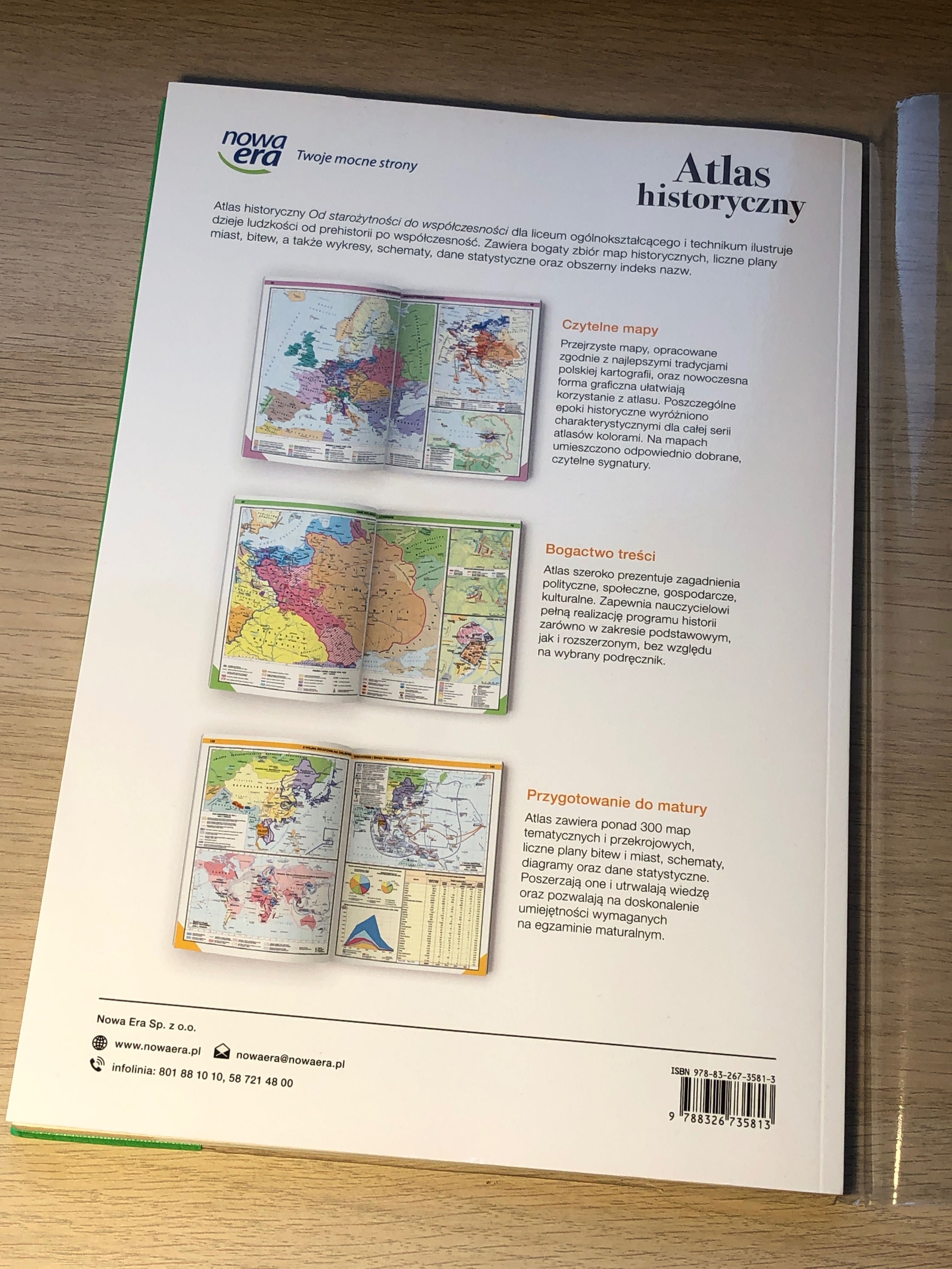 Atlas historyczny Nowa Era do matury z historii