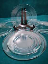 Набор прозрачных тарелок Luminarc 19 и 24см.