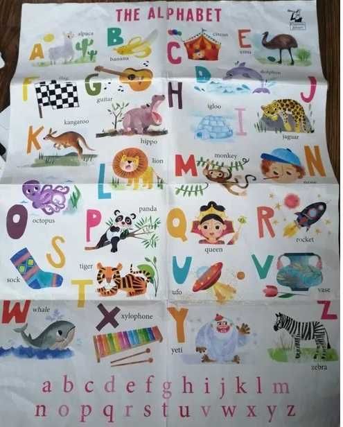 Gra planszowa edukacyjna Alfabet na 3 Sposoby kompletna wiek 3-7 lat