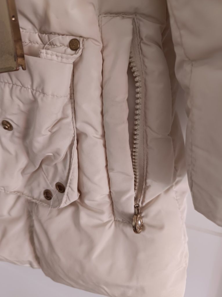 Parka bege para 16 anos
