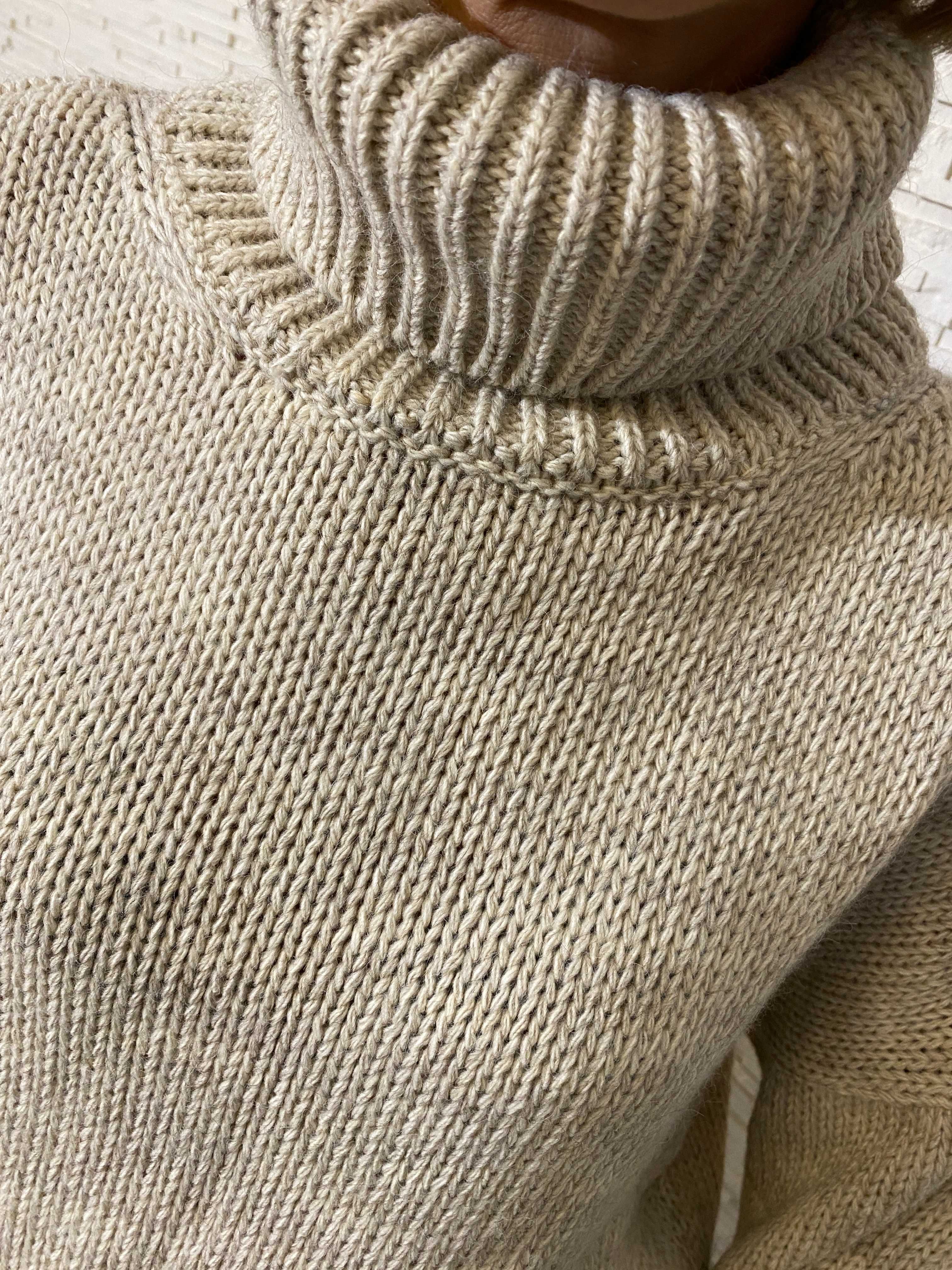 Project runway - lemonada nowy sweter beżowy - golf Uni