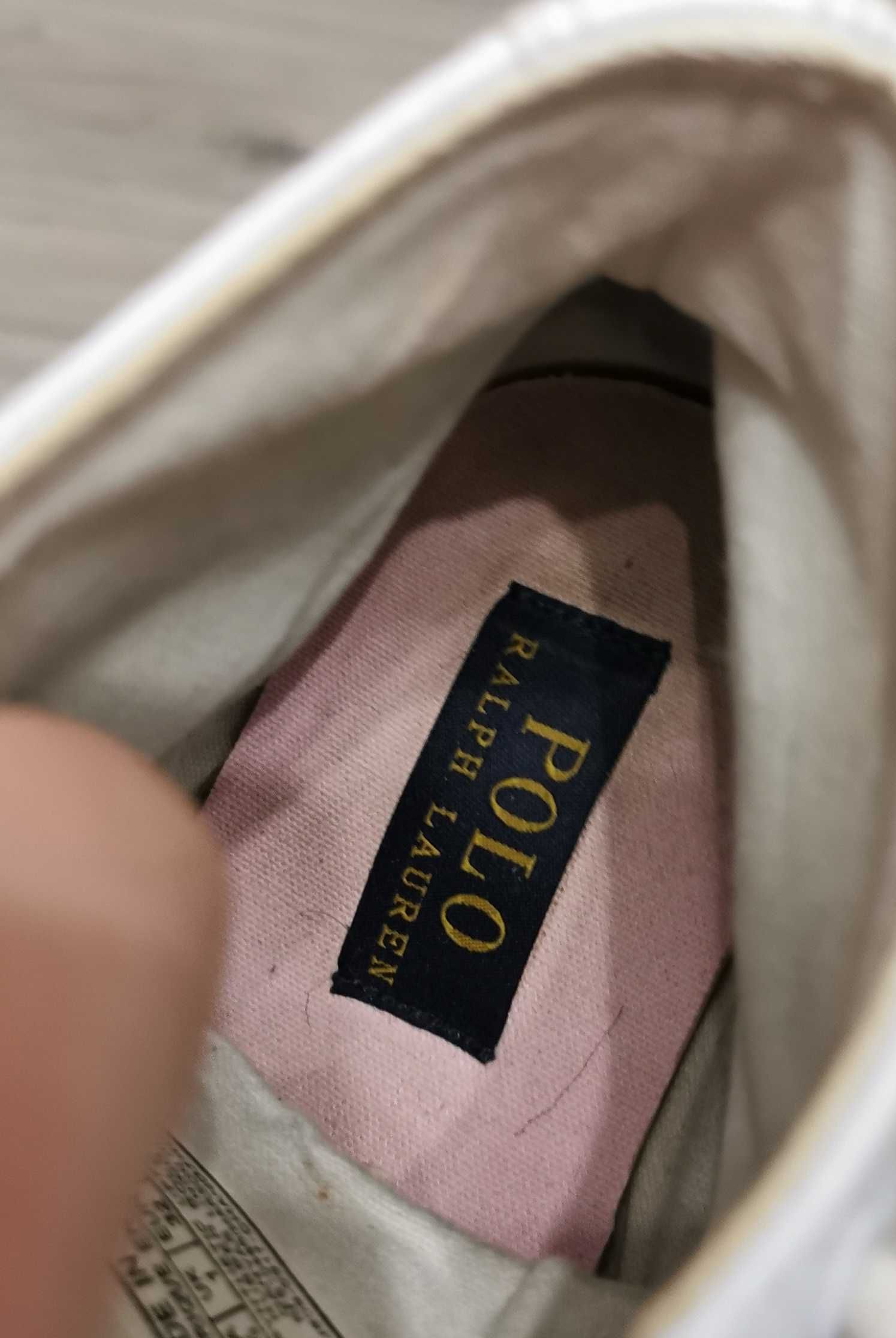 Buty trampki Polo Ralph Lauren tenisówki skórzane za kostkę 32  21.5cm