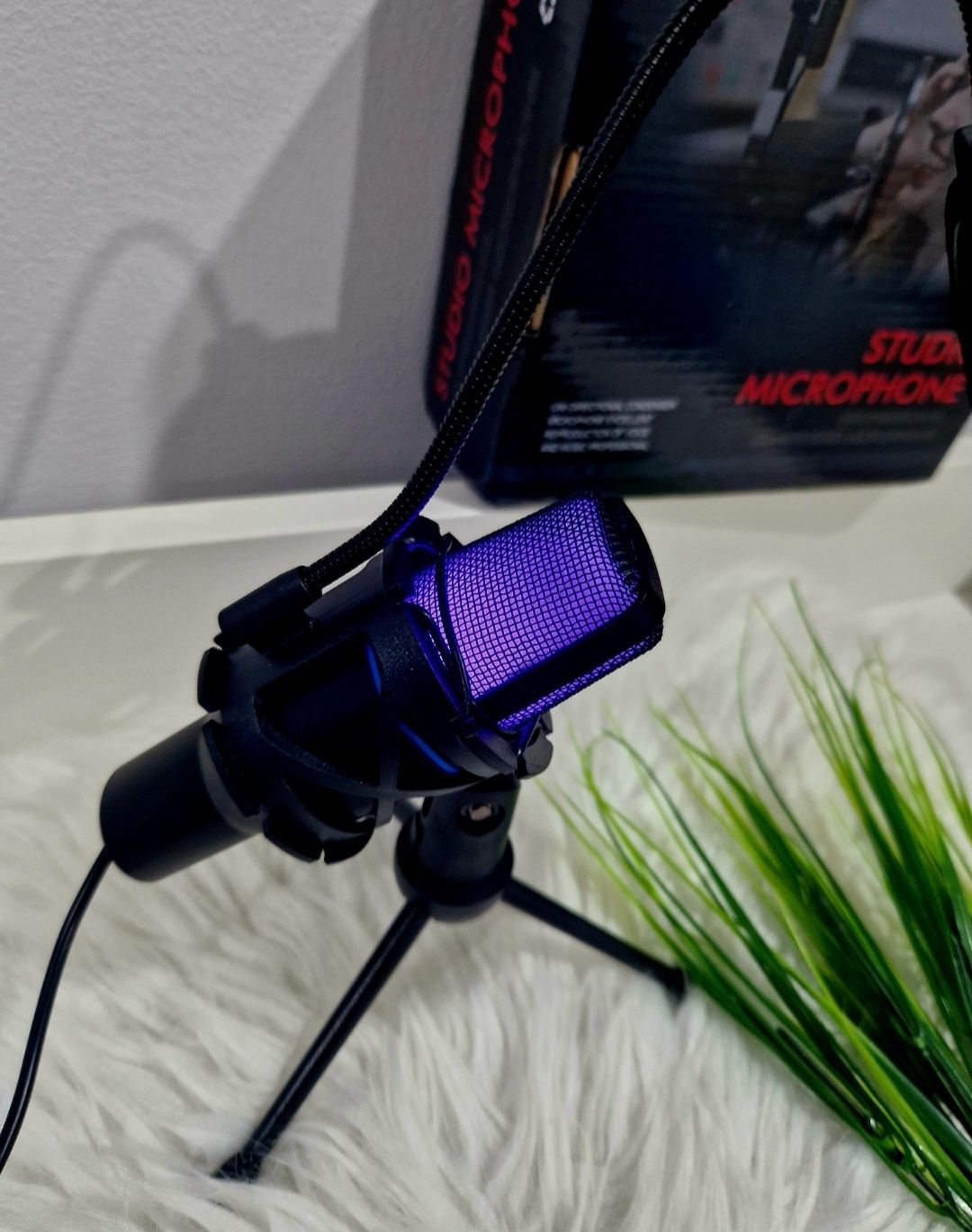 Microfone RGB USB