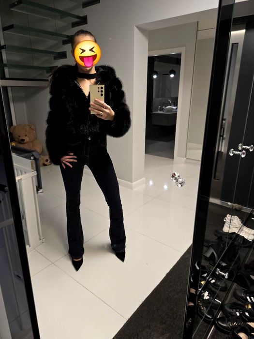 PRZEPIĘKNE futerko bardzo pyszyste S/M