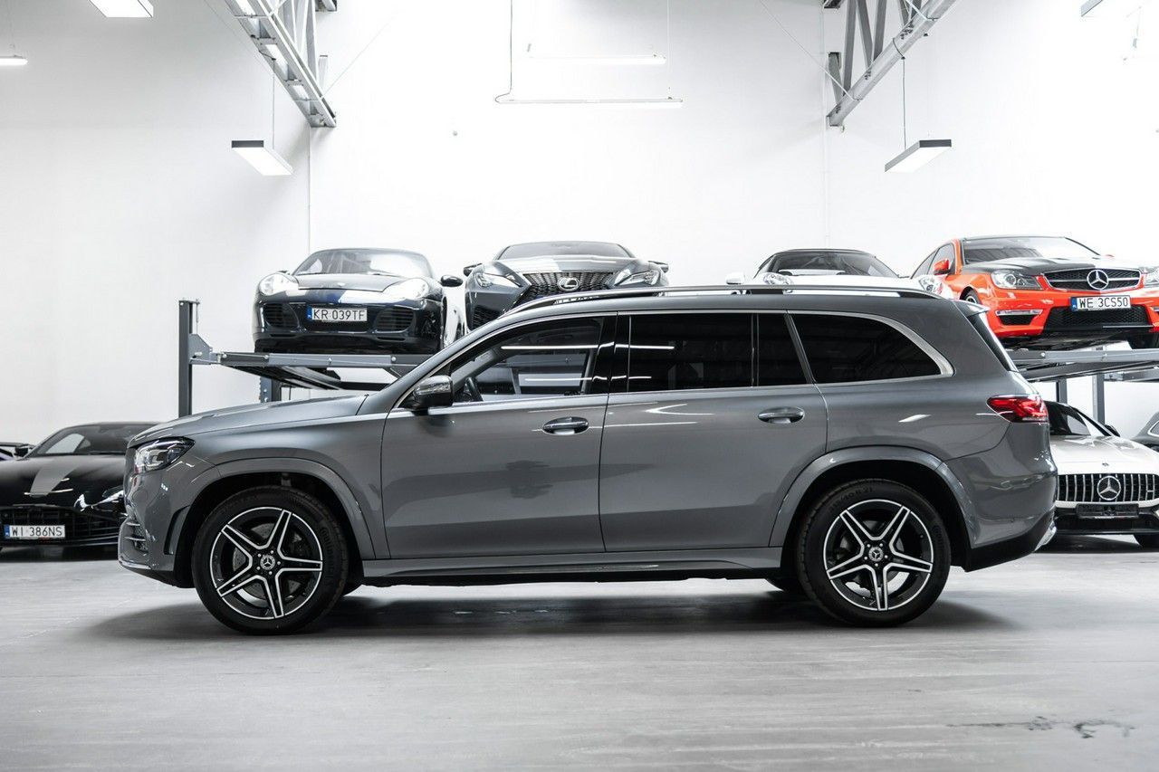 Mercedes-Benz GLS 400d. Polska. Bezwypadkowy. Wentylacja. Head-Up. Hak. FV23%.