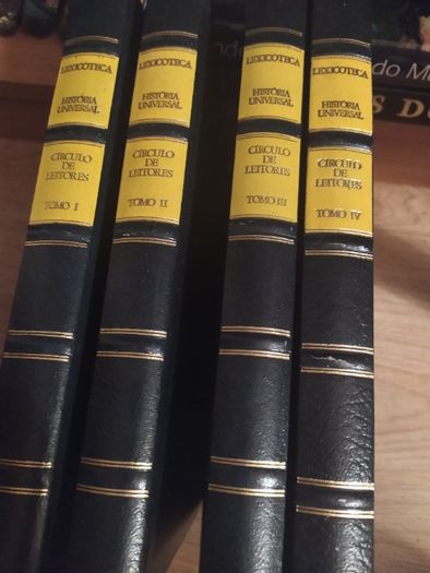Enciclopédias sobre História de Portugal e Universal 4 volumes