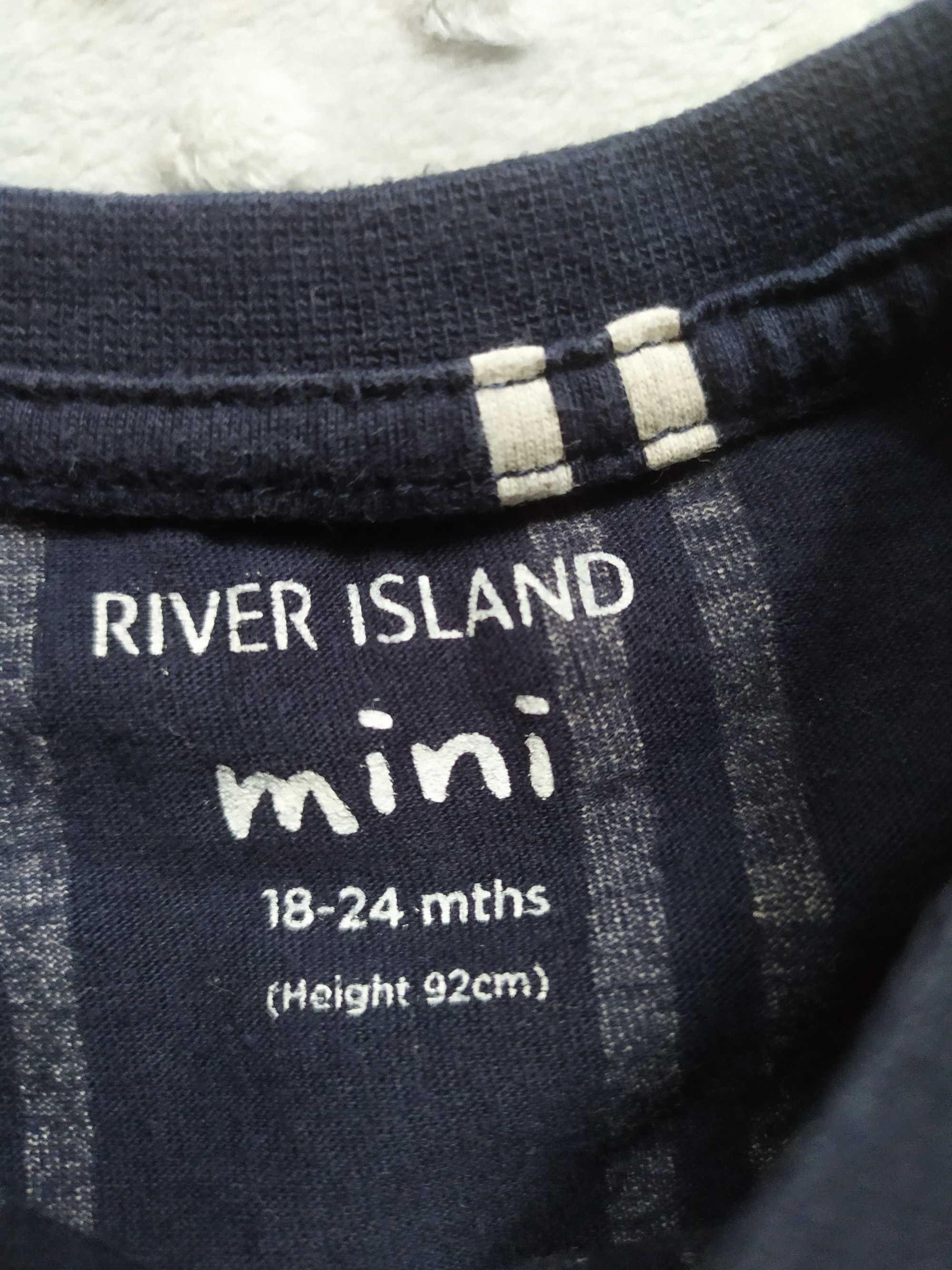 Koszulka paski chłopięca River Island mini 92