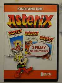 DVD: "Asterix". Trzy filmy.