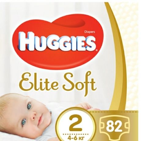 Памперсы Huggiess Elite Soft размер 2