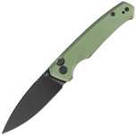 Nóż składany Civivi Altus Green Aluminum, Black Stonewashed Nitro-V (C