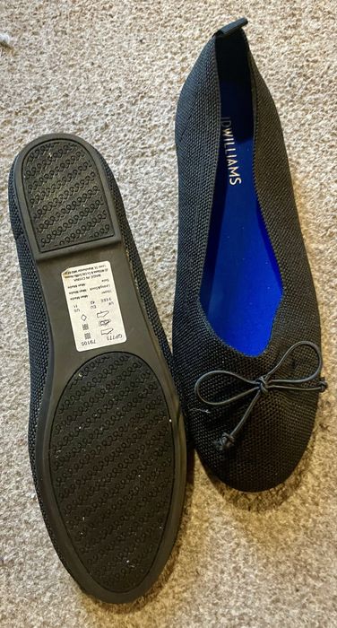 Baleriny JD Williams UK 9 43 na stopy ~28 cm