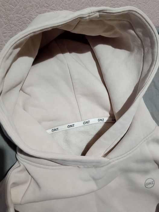 Толстовка худи   белая туника