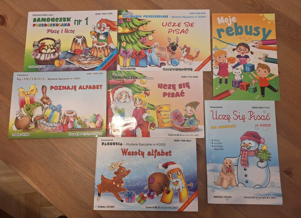 Zestaw 13 książeczek do nauki pisania i czytania