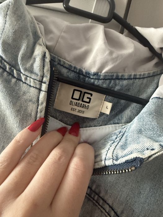 Джинсовый бомбер