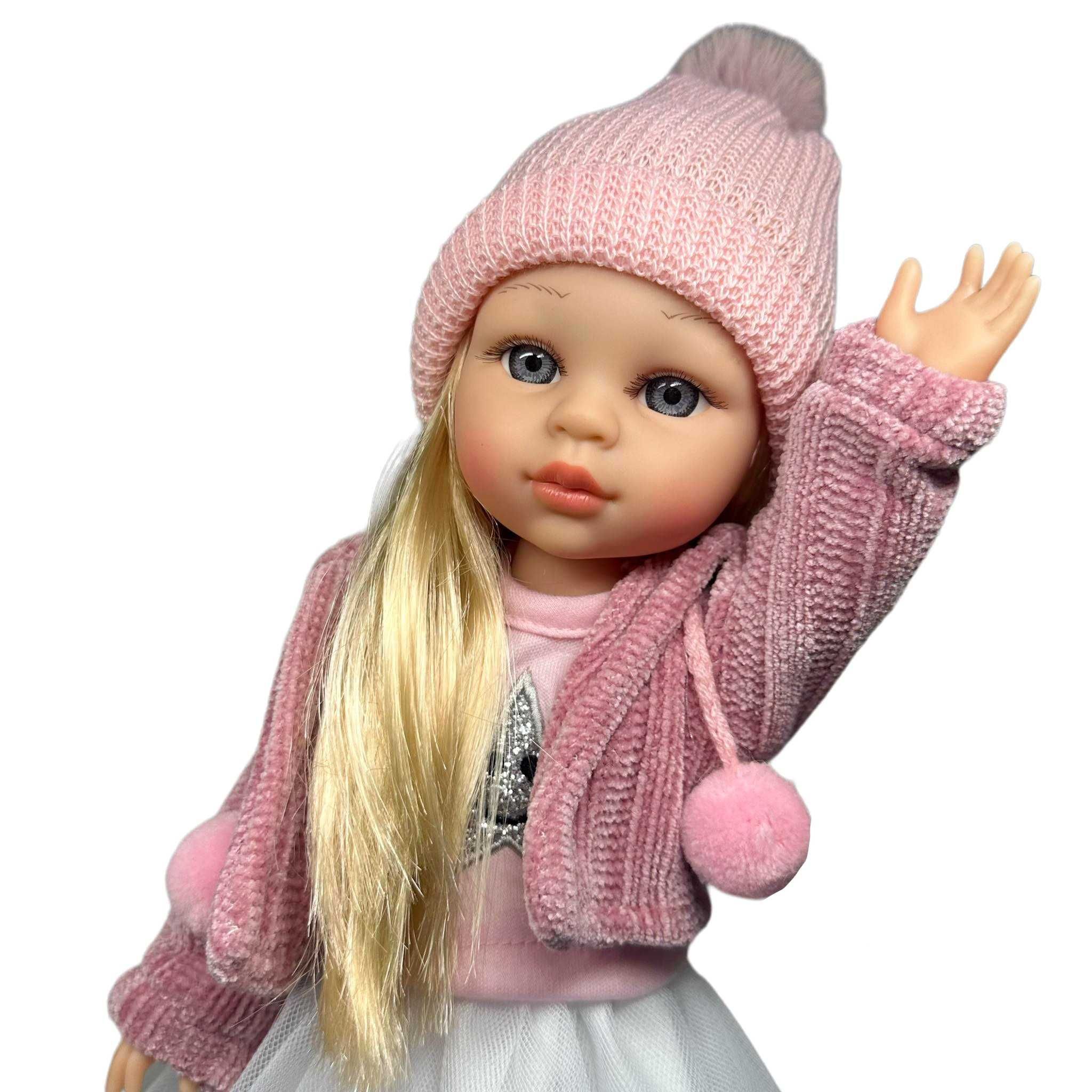 nowa lalka interaktywna mówi śpiewa po polsku gumowa z włosami