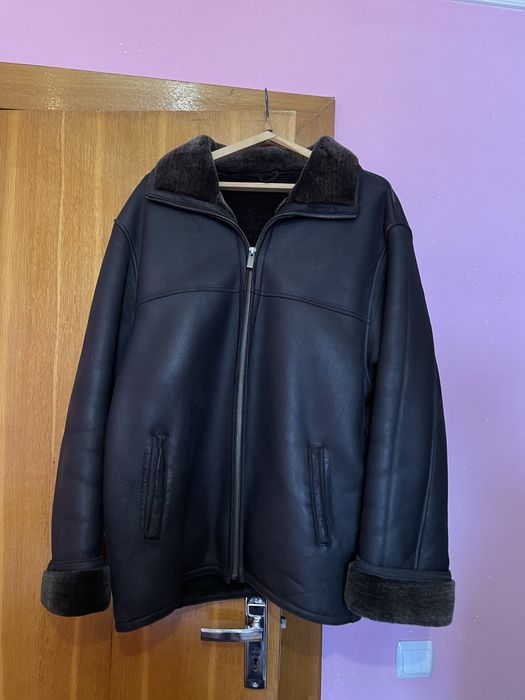 Дублянка чоловіча куртка шкіряна