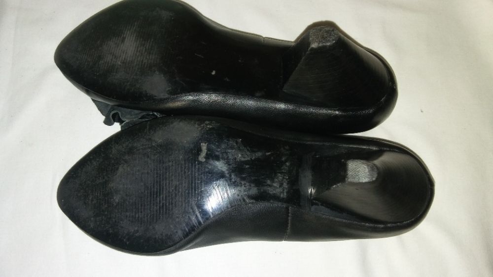 Wide fit roz.38,5, dł wkł.25,5 cm- skóra - stan bdb