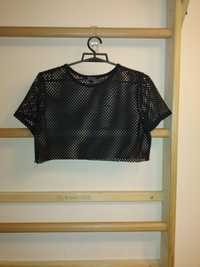 Crop top w siateczkę 152 158