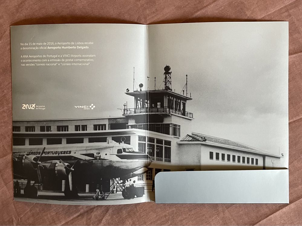 Coleção postais ed. limitada -Aeroporto Humberto Delgado