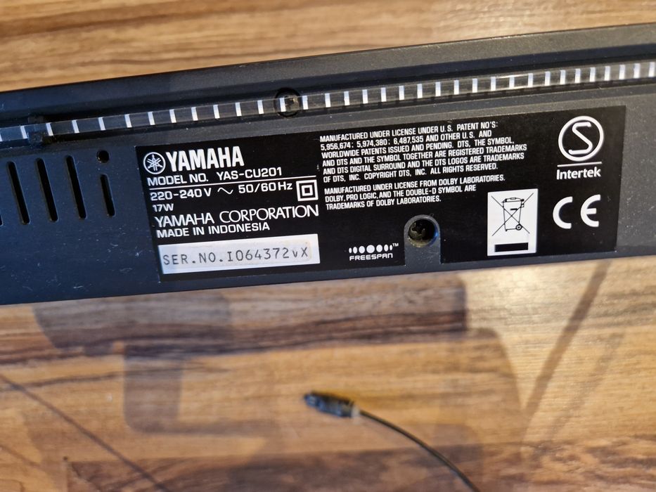 Soundbar Yamaha YAS-CU201