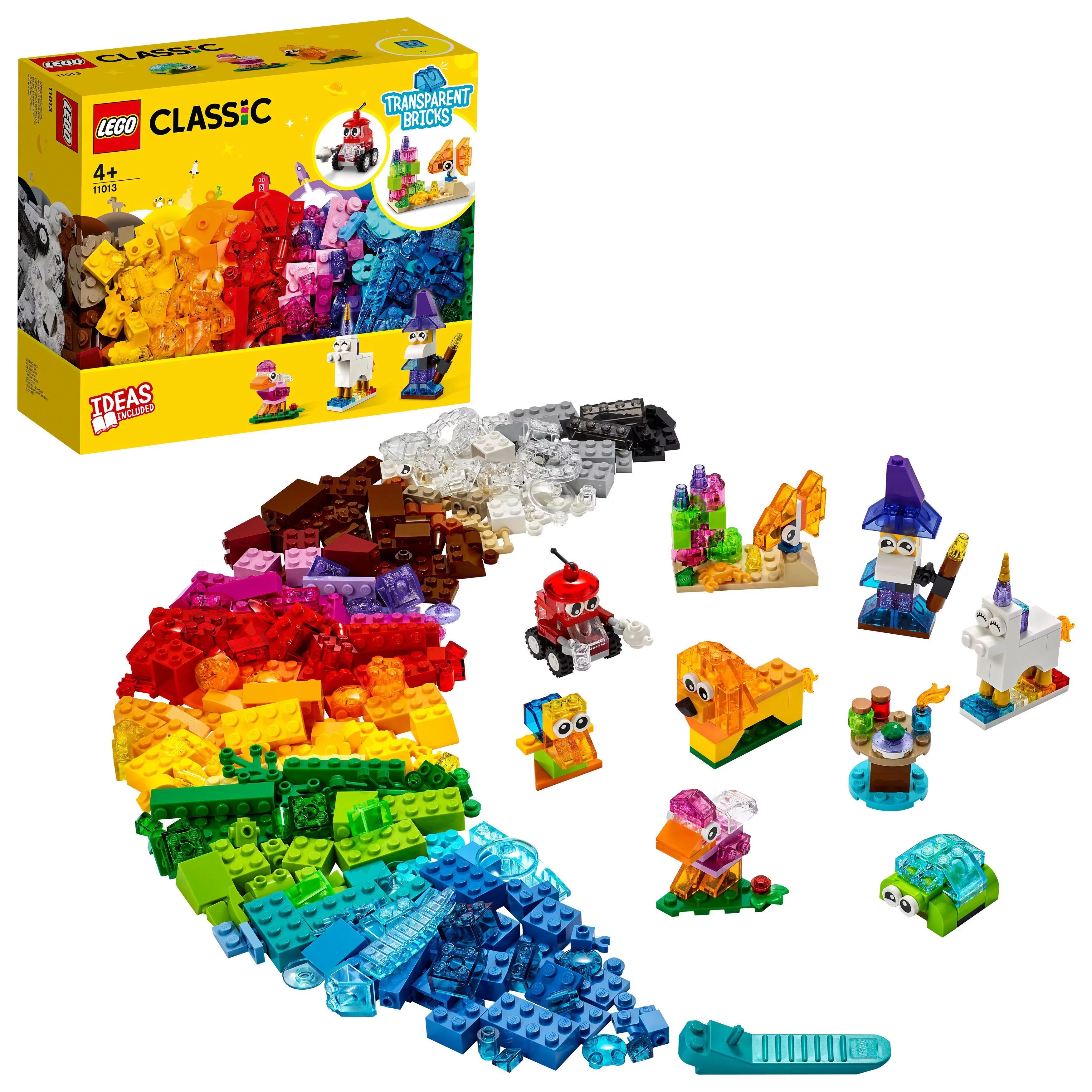 LEGO Classic Kreatywne przezroczyste klocki 11013