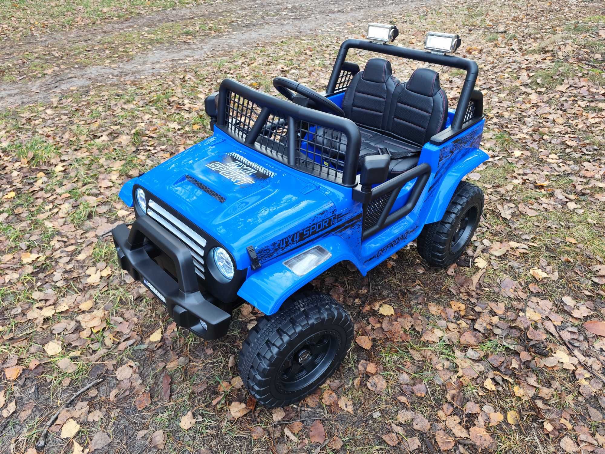 Auto Na Akumulator Jeep 4x4 Dla Dziecka - Pilot - Miękkie koła