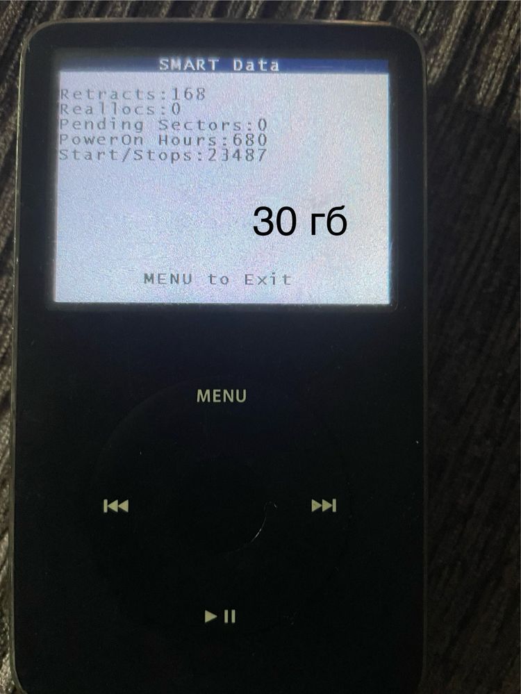 Hdd для ipod 30 gb