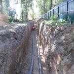 Зливна яма, септик під ключ, каналізація. Копка погребів, траншей.