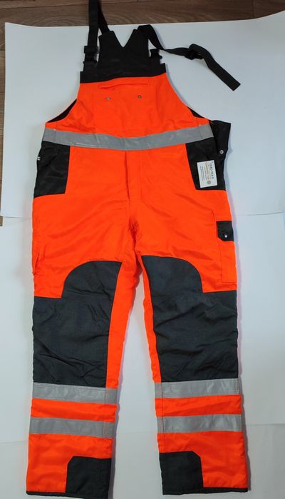 Spodnie robocze, ocieplane ogrodniczki, firmy Litz, roz 56, nowe z met