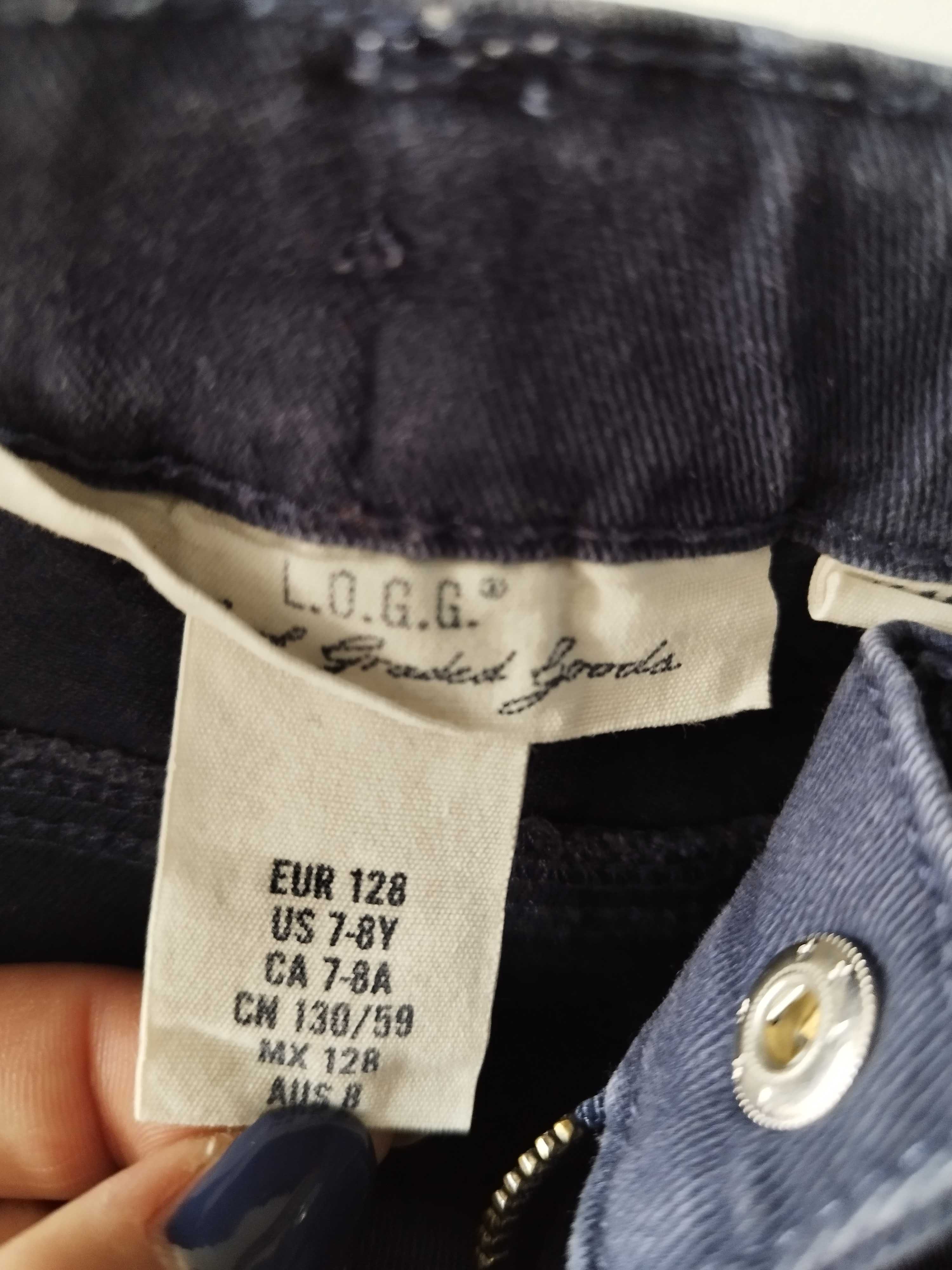 Spodenki jeansowe z koronką H&M rozm. 128