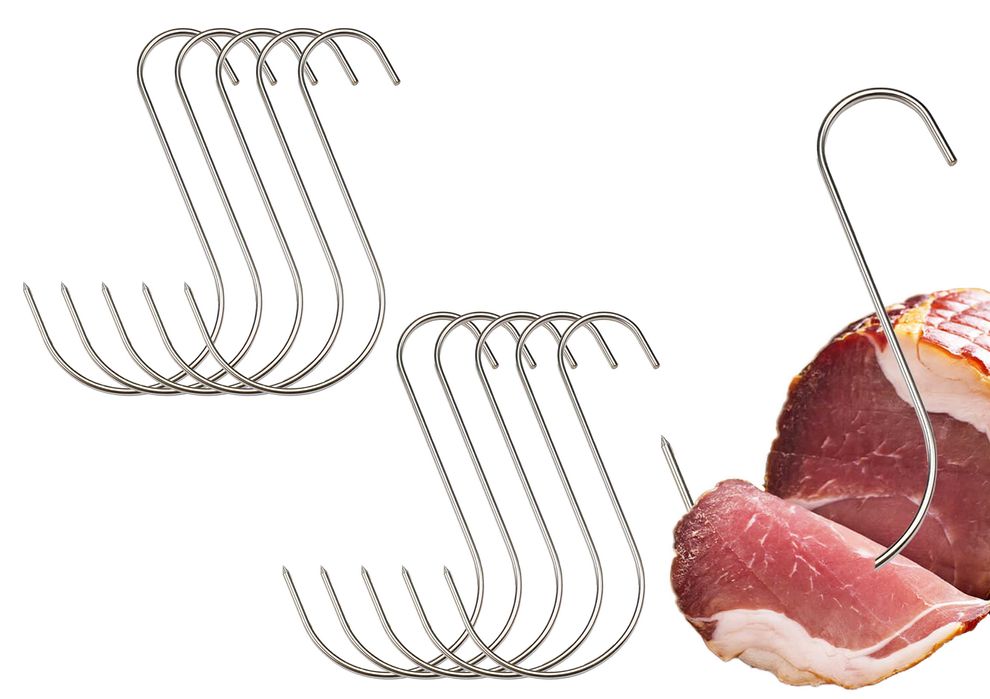 Haki do wędzenia wędlin mięs wędliniarskie wędzarnicze nierdzewne 3mm