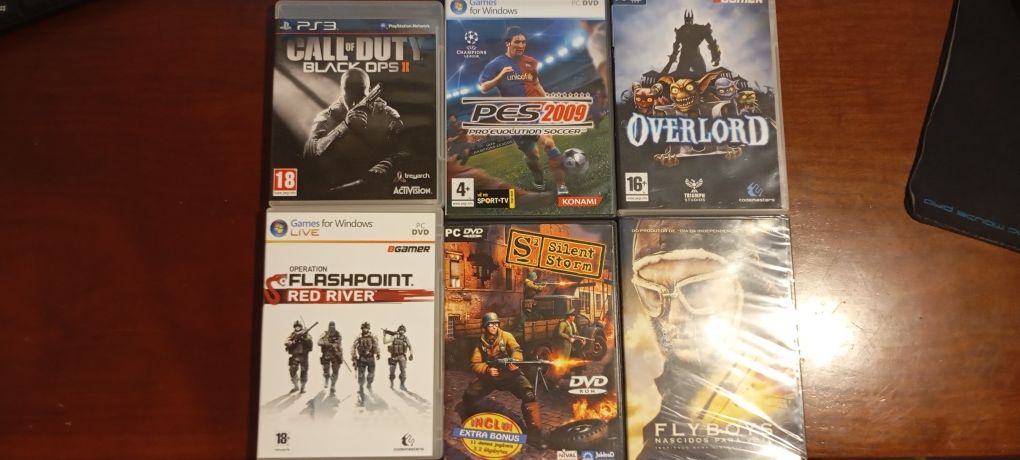 Lote de 13jogos e 1 filme