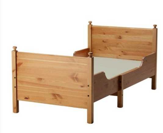Łóżko drewniane regulowane Ikea Leksvik
