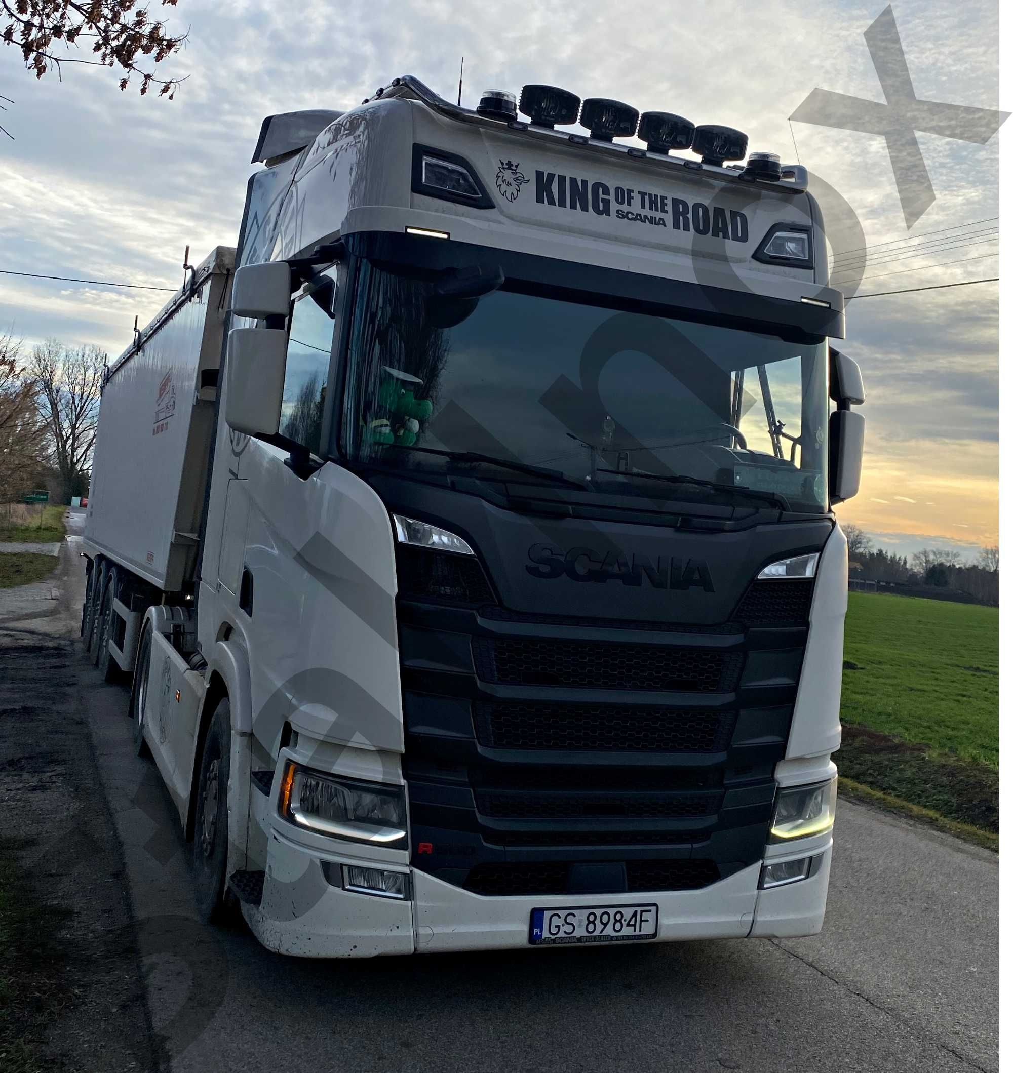 Orurowanie górne Scania S / R nowa stal nierdzewna poler, oświetlenie