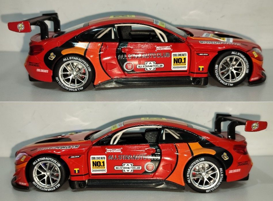 BMW M6 GT3 модель 1:24 ТМ Автопром MSZ Металл, звук свет