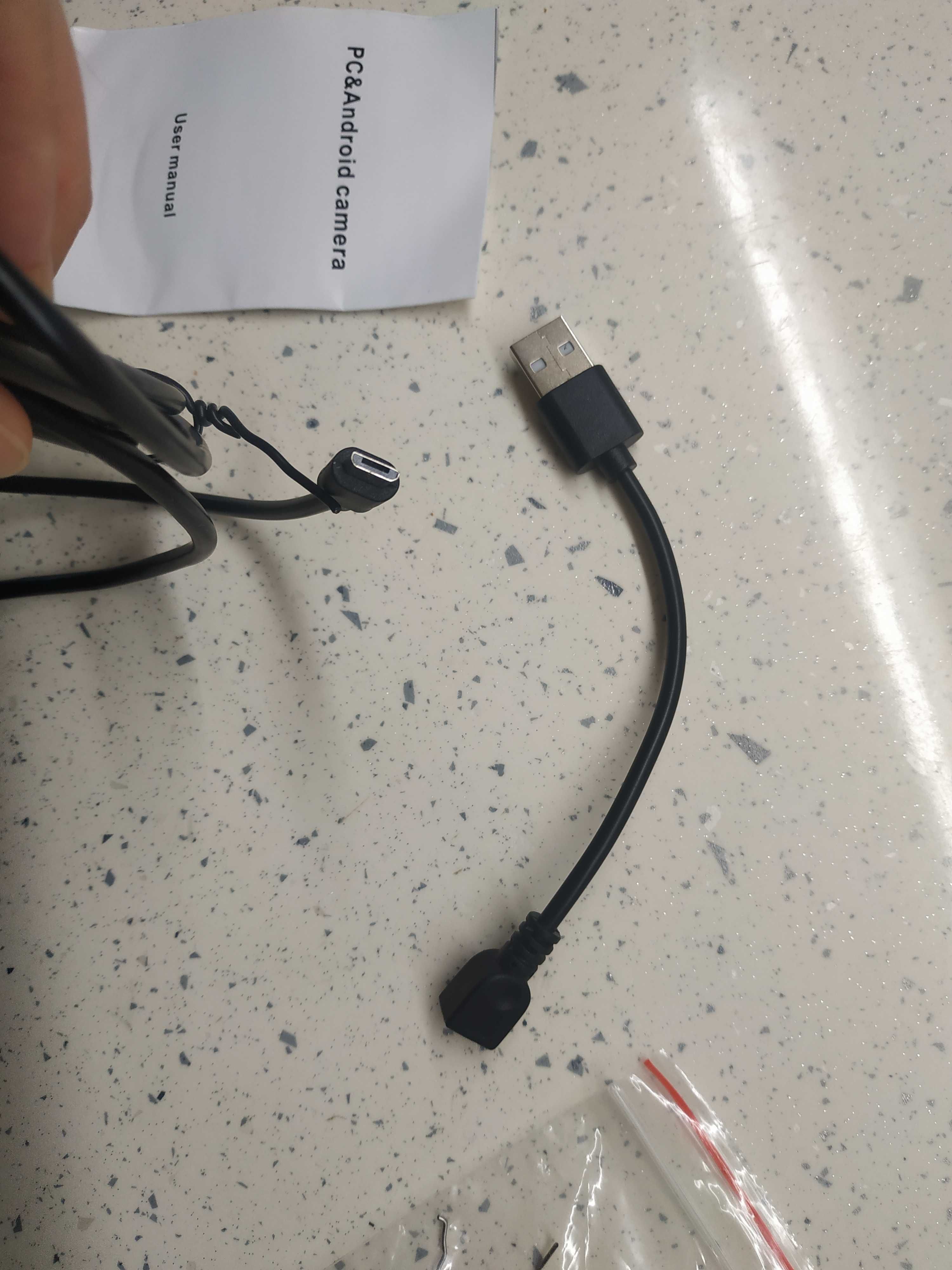Эндоскоп / Камера 7/5.5 мм USB/Micro USB/Type-C жесткий кабель