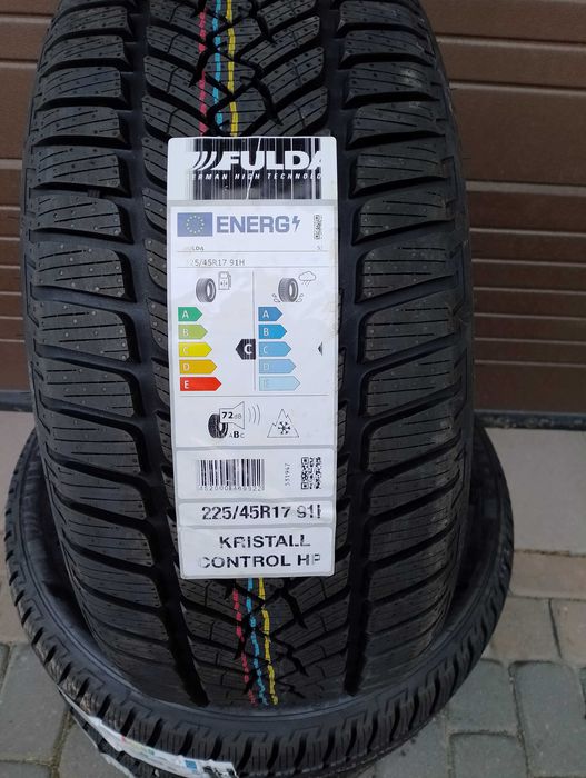 Nowe Zimowe 225/45R17 91H, Fulda Kristall HP2 (Made in Germany) Radom