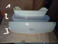 Boczna półka balkonik do lodówki Whirlpool