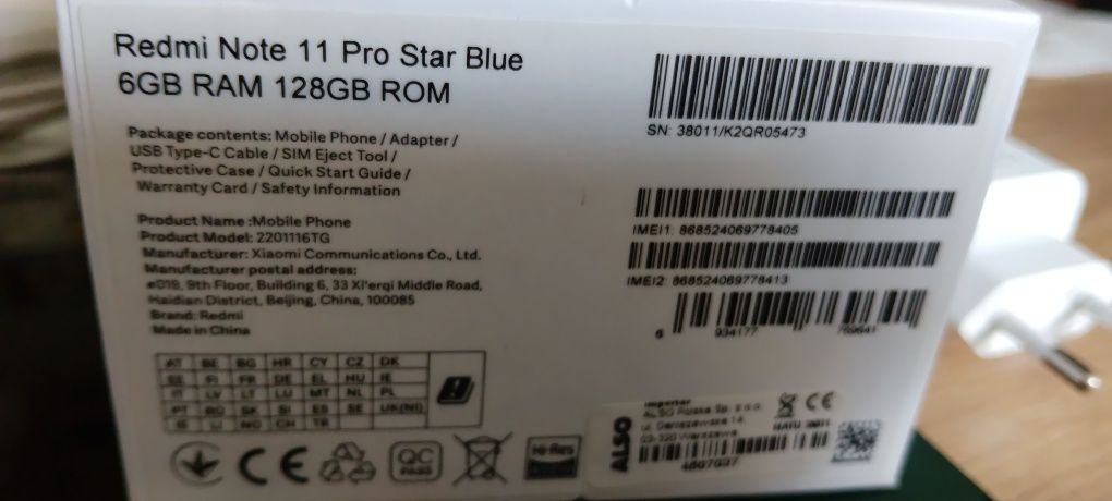 Xiaomi redmi note 11 pro