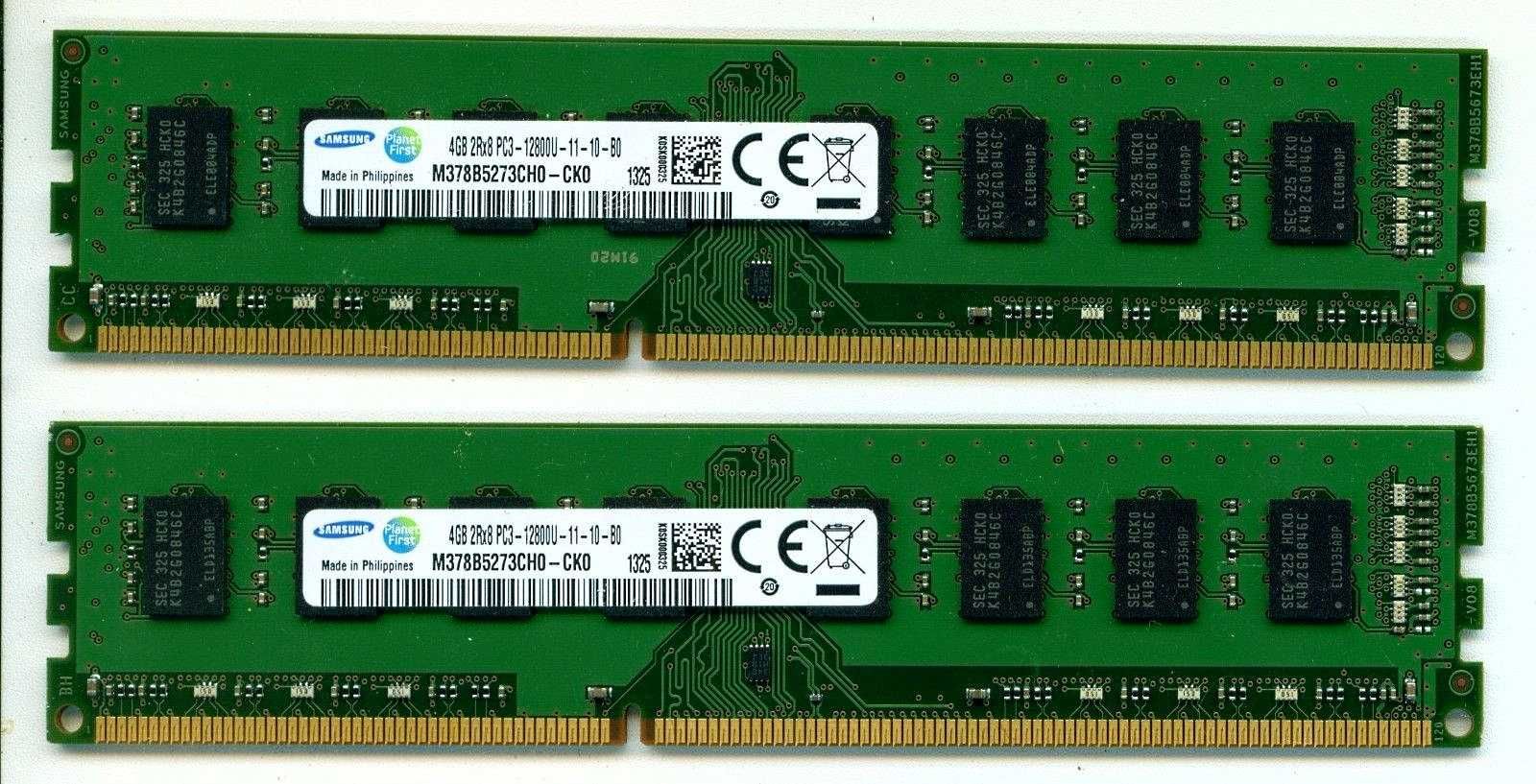 память 2 x 4 Гб DDR3-1600 SAMSUNG