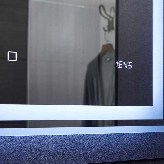 Aquamarin Lustro łazienkowe z oświetleniem LED 18 W, 50x70cm