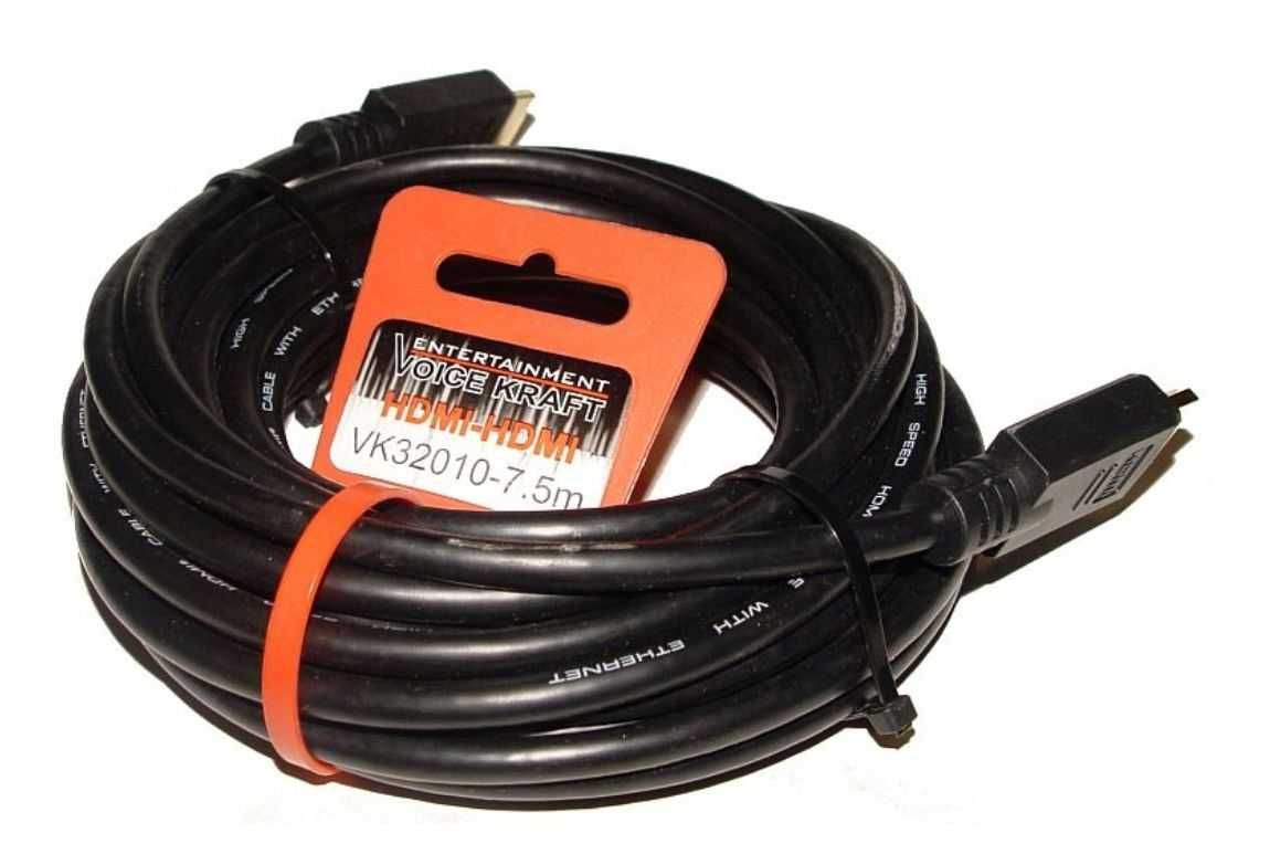 Kabel Voice Kraft HDMI - HDMI 1.4 7,5m