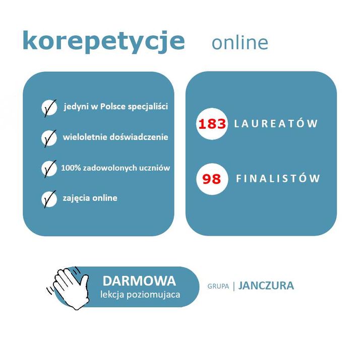 Angielski korepetycje ONLINE. Konkurs KURATORYJNY | OJAJ | E book