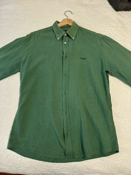 Camisa Mr. Blue Linho Verde