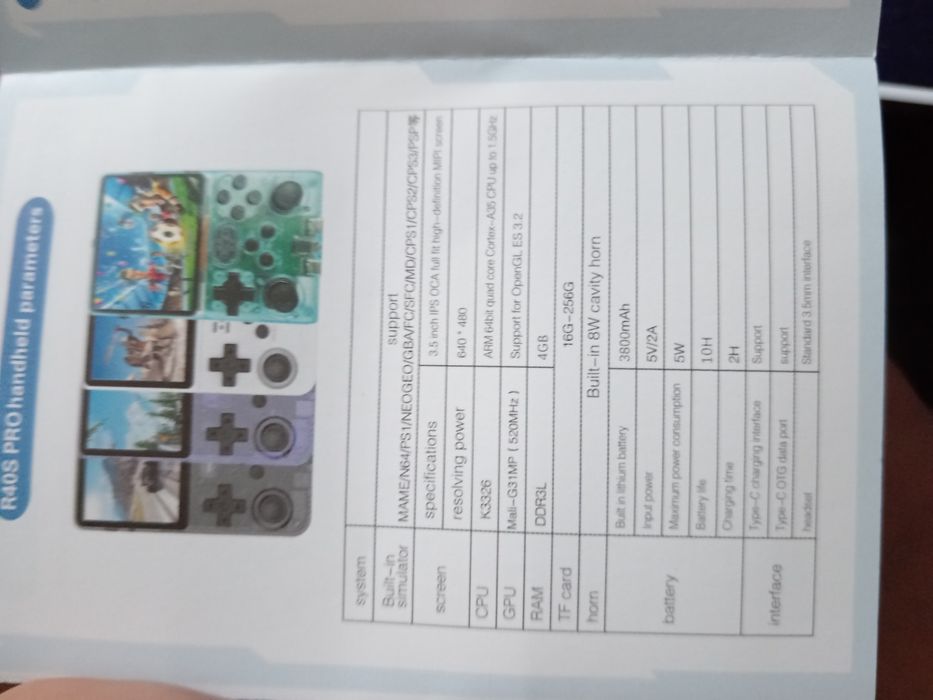 игровая консоль PALM GAMES R40S PRO.