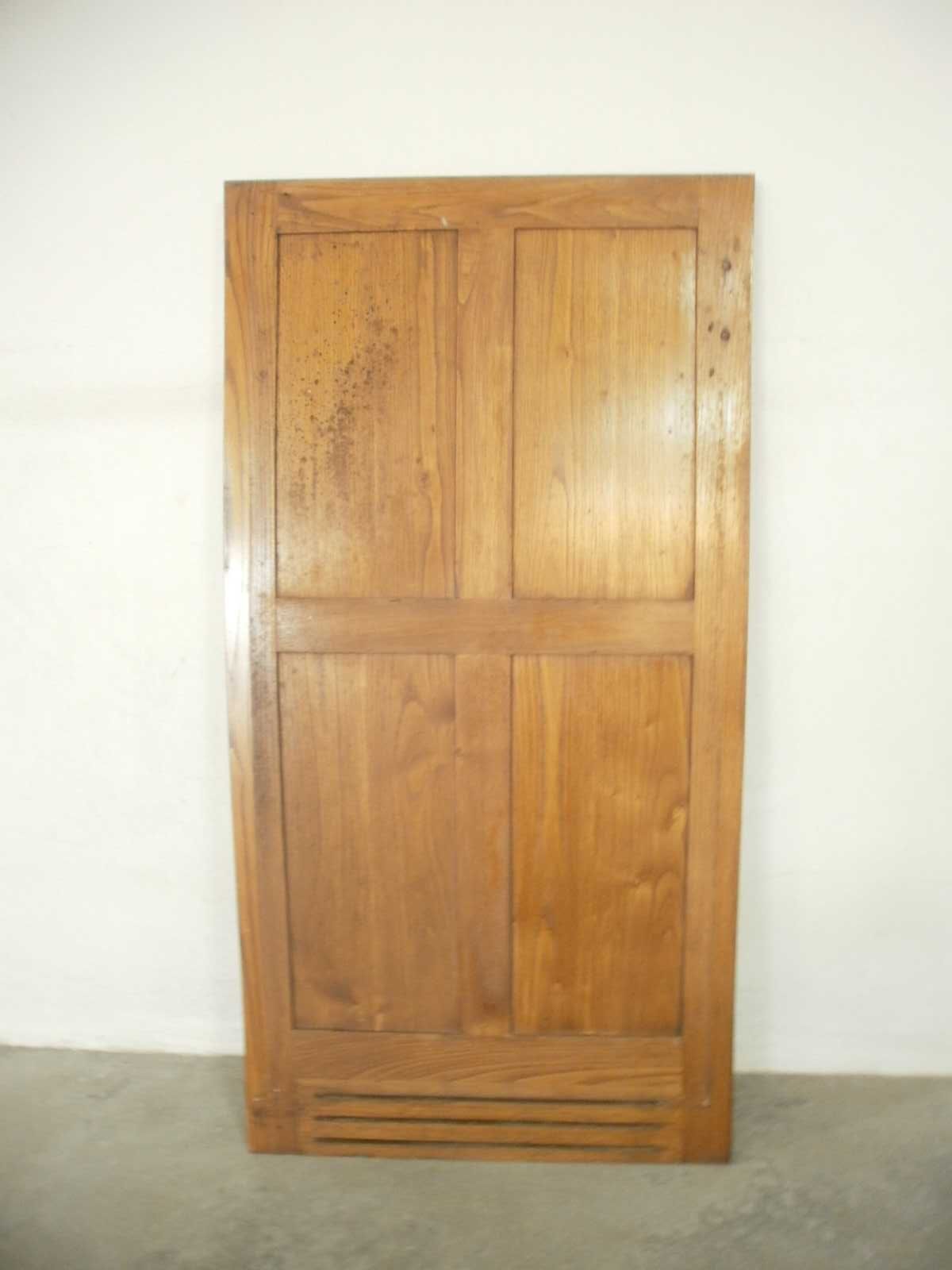 Porta de armário para frigorifico embutido em madeira de carvalho