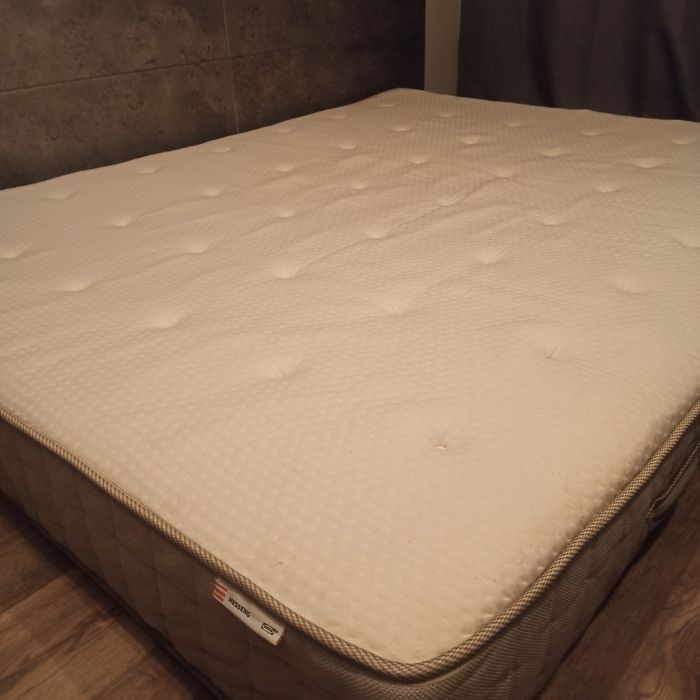 Ikea HESSENG Materac sprężynowy twardy 160x200 +materac IKEA Tromsdale