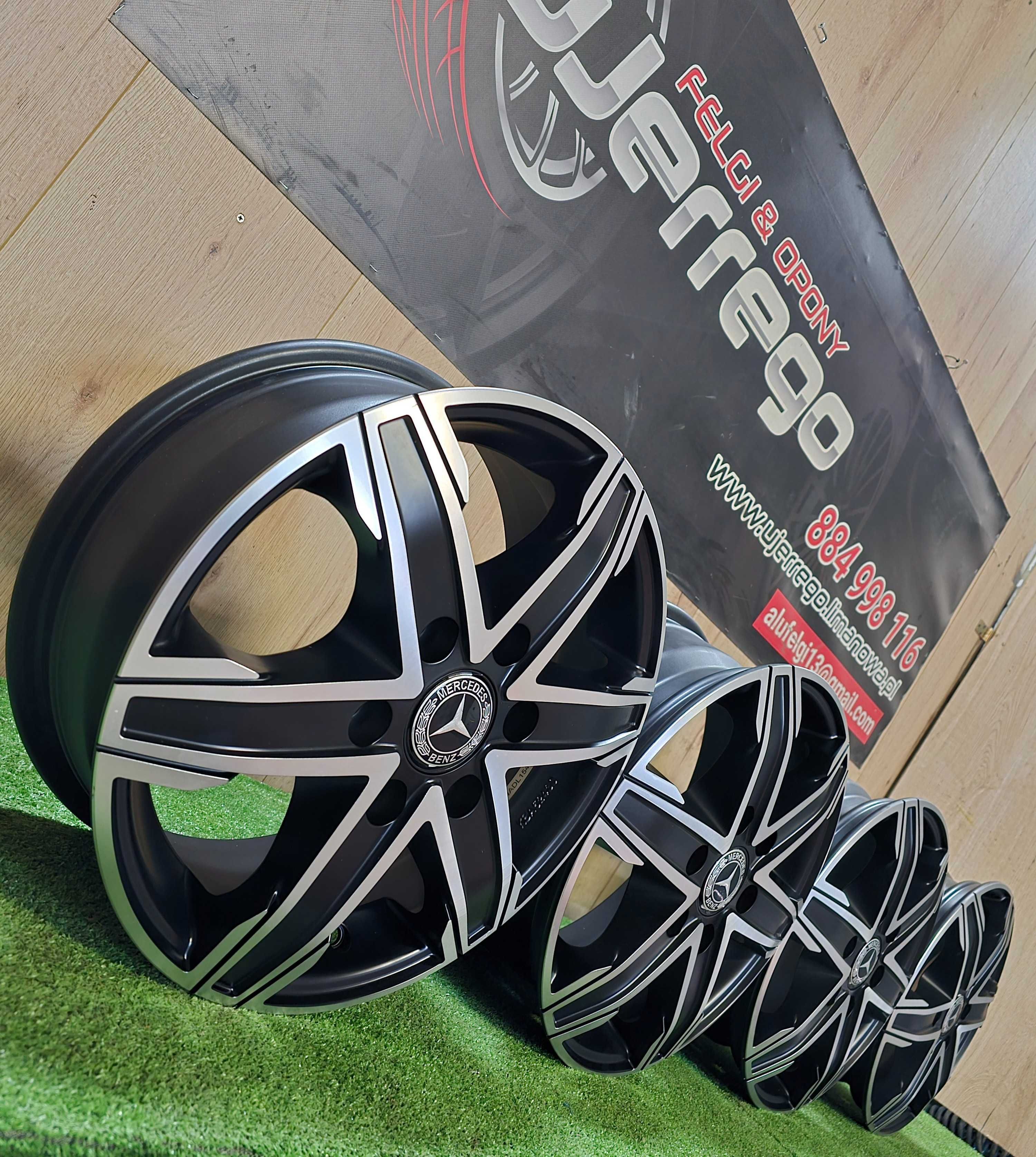 NOWE ALUFELGI MERCEDES 16x6x130 - Sprinter