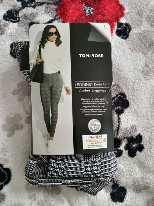 Legginsy w kratkę L